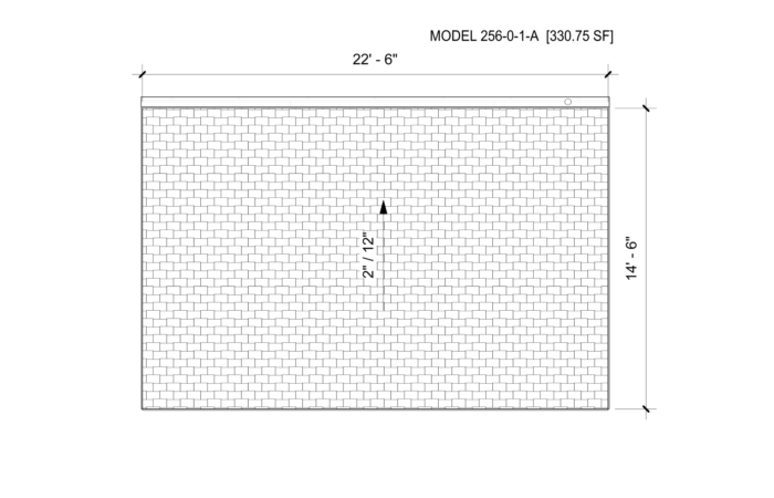256 - 1C - ROOF PLAN